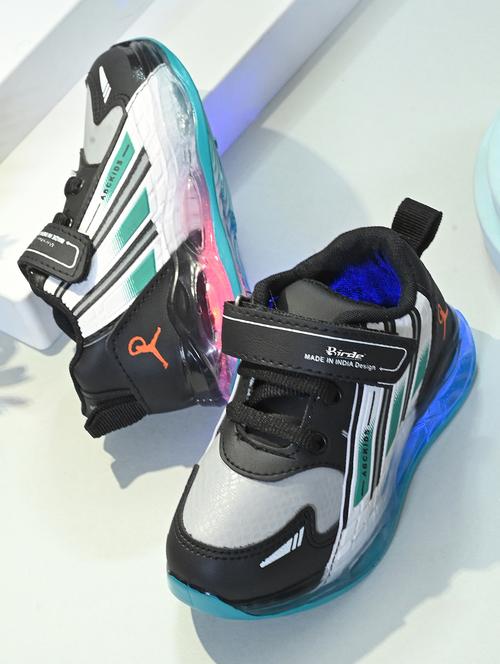 boys black lace up sports shoe - 21842885 - Very Small Image - 1
