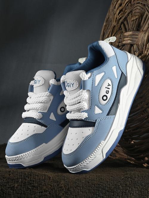 boys blue lace up sneaker - 21842886 - Very Small Image - 1
