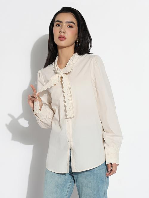 women slid long sleeves shirt top - 21842993 - Very Small Image - 1