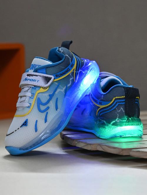 boys blue lace up sport shoes - 21843049 - Very Small Image - 1