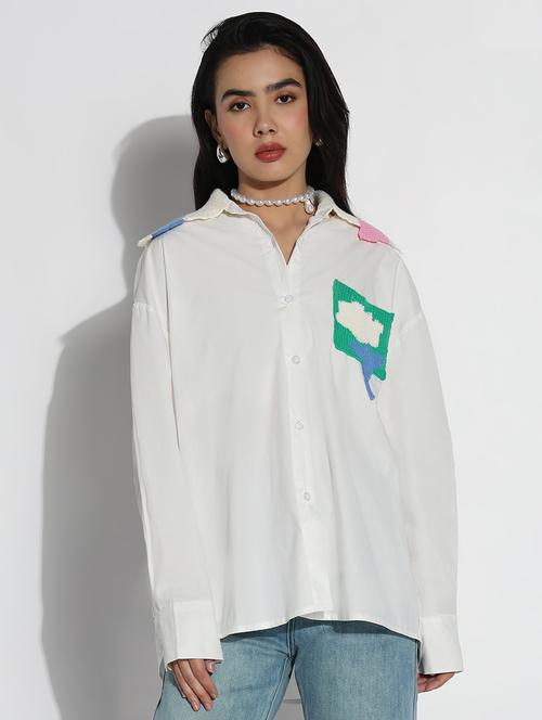 white cotton regular shirt - 21843103 - Very Small Image - 1