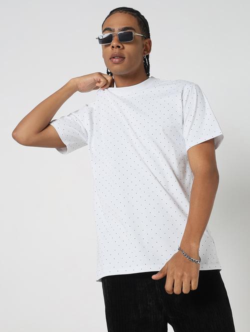 men all over print round neck regular fit t-shirt - 21843262 - Very Small Image - 1