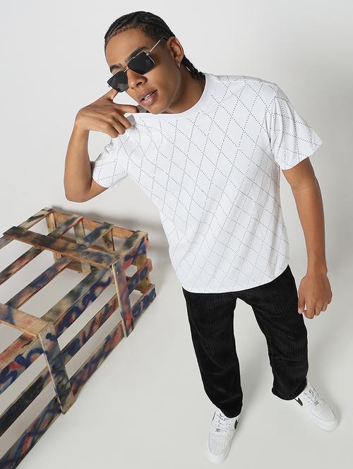 men all over print round neck regular fit t-shirt - 21843263 - Very Small Image - 1