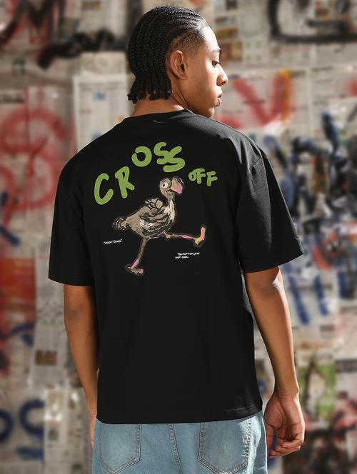 men back print round neck regular fit t-shirt - 21843273 - Very Small Image - 1