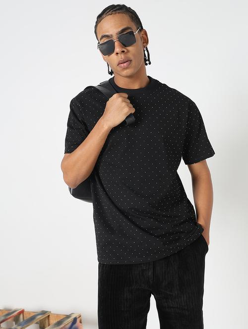 men all over print round neck regular fit t-shirt - 21843279 - Very Small Image - 1