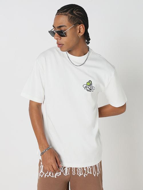 men back print round neck regular fit t-shirt - 21843293 - Very Small Image - 1