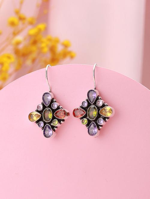 silver-plated classic drop earrings - 21843728 - Very Small Image - 1