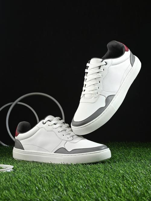 men white lace up sneaker - 21843881 - Very Small Image - 1