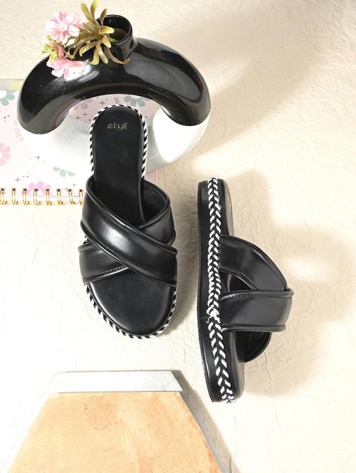 women black embellished flats - 21844121 - Very Small Image - 1
