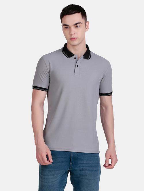 men solid short sleeve regular fit polo t-shirt - 21844998 - Very Small Image - 1