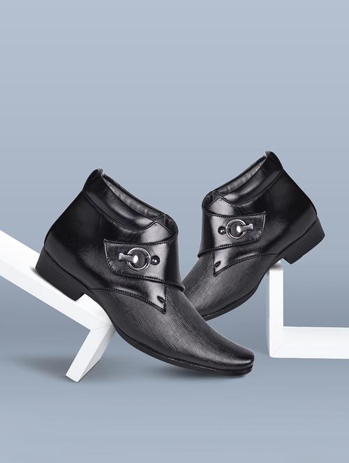 men black slip on formal shoes - 21853468 - Very Small Image - 1