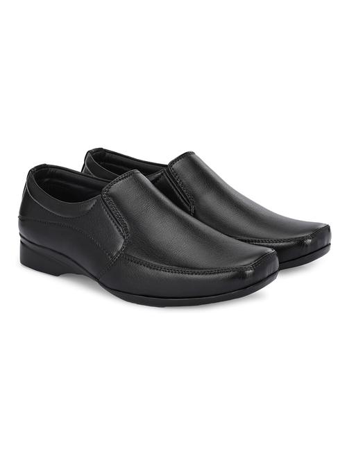men black slip on formal shoes - 21853490 - Very Small Image - 1