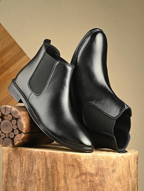men black slip on boot - 21853503 - Very Small Image - 1