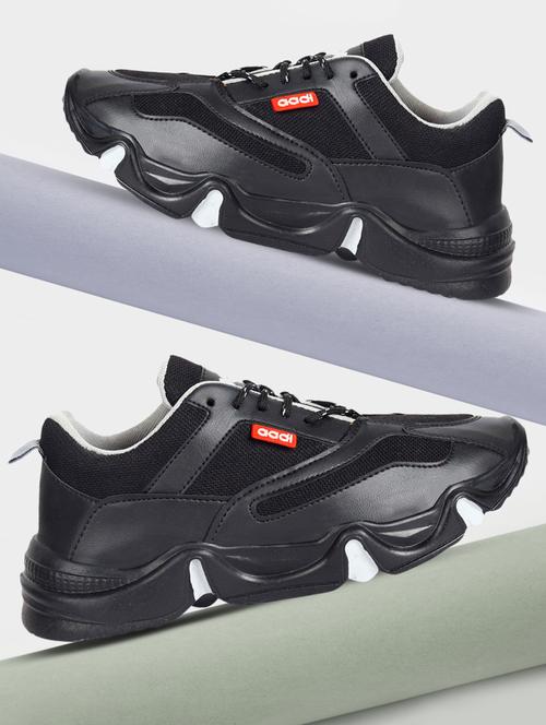 men black lace up sport shoe - 21853529 - Very Small Image - 1