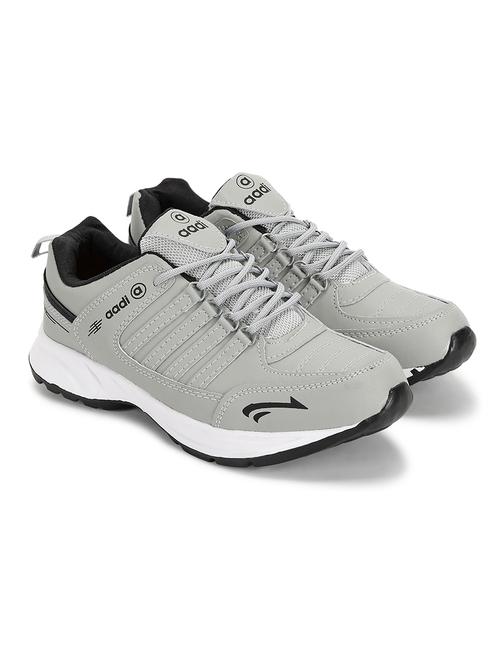 men grey lace up sport shoe - 21853532 - Very Small Image - 1