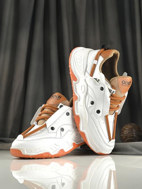 men white lace up sneaker - 21853542 - Very Small Image - 1