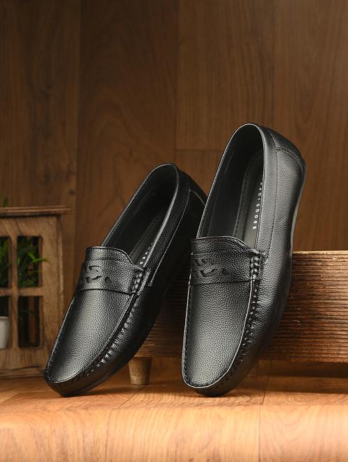 men black slip on loafers - 21853573 - Very Small Image - 1