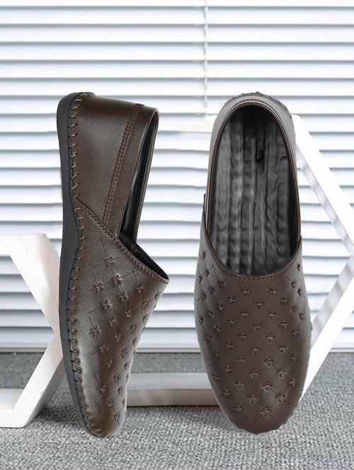 men brown slip on juti - 21853586 - Very Small Image - 1