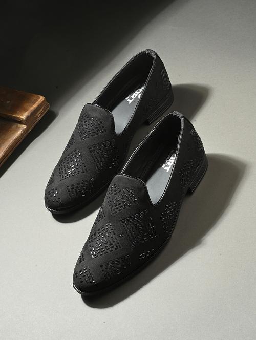 men black embellished mojari - 21853591 - Very Small Image - 1