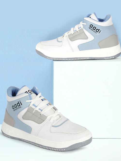 men white lace up sneaker - 21853633 - Very Small Image - 1