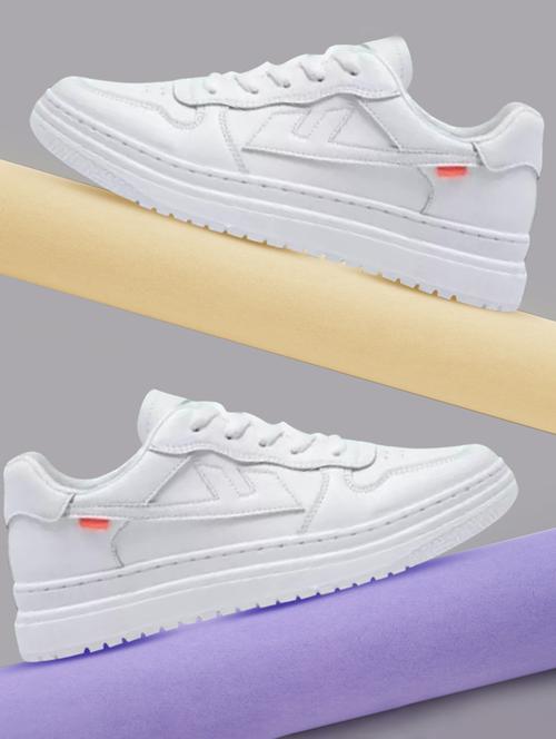 men white lace up sneaker - 21853635 - Very Small Image - 1