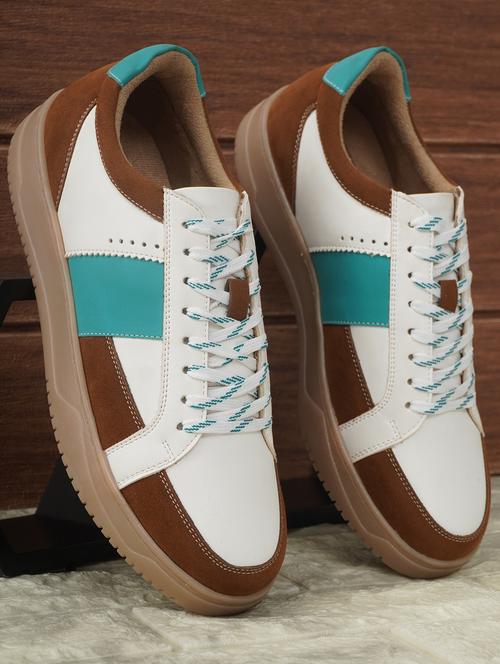 men white lace up sneaker - 21853736 - Very Small Image - 1