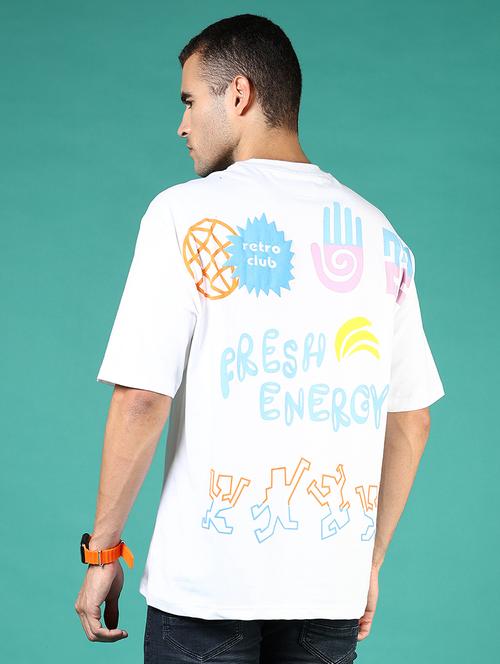 men printed short sleeve loose fit t-shirt - 21853901 - Very Small Image - 1