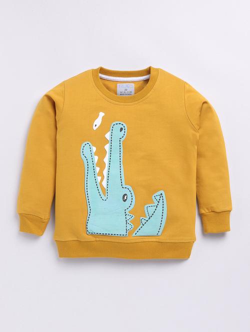 boys front print long sleeve sweatshirt - 21854134 - Very Small Image - 1
