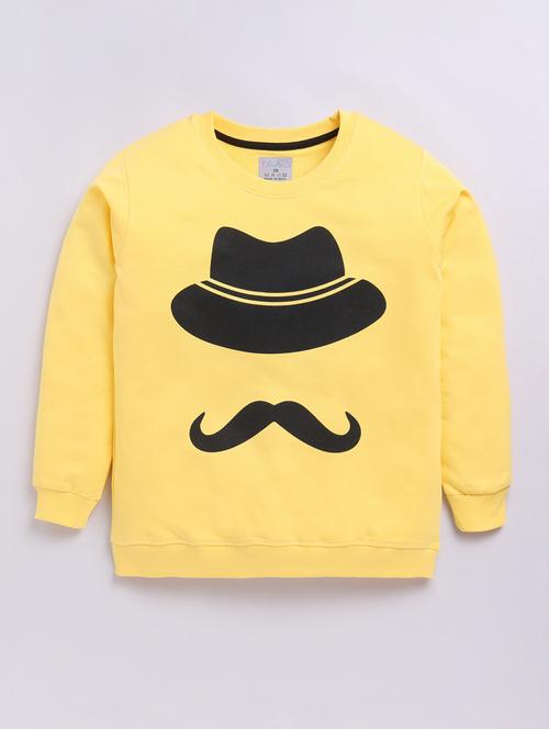 boys front print long sleeve sweatshirt - 21854145 - Very Small Image - 1