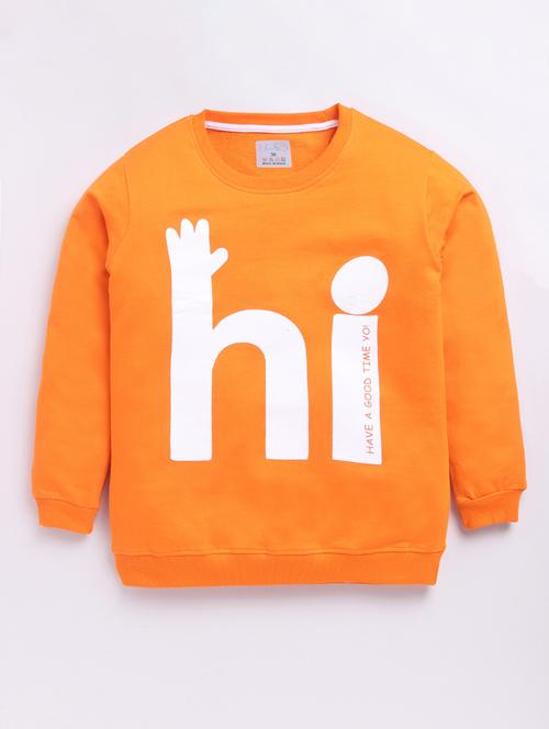 boys front print long sleeve sweatshirt - 21854149 - Very Small Image - 1
