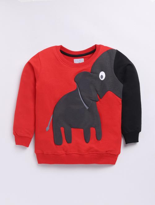 boys front print long sleeve sweatshirt - 21854150 - Very Small Image - 1