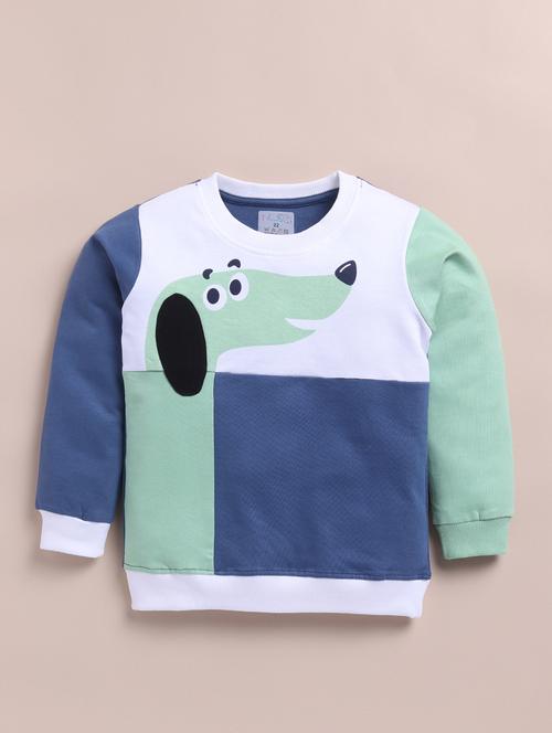 boys color blocked long sleeve sweatshirt - 21854152 - Very Small Image - 1