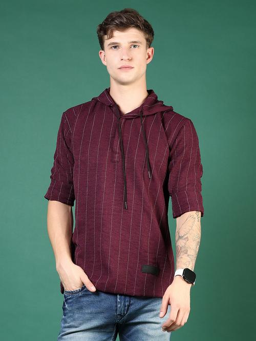 men striped long sleeve regular fit casual shirt - 21854259 - Very Small Image - 1