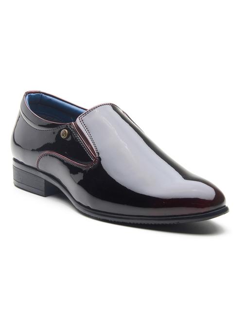 men maroon slip on formal shoes - 21854949 - Very Small Image - 1