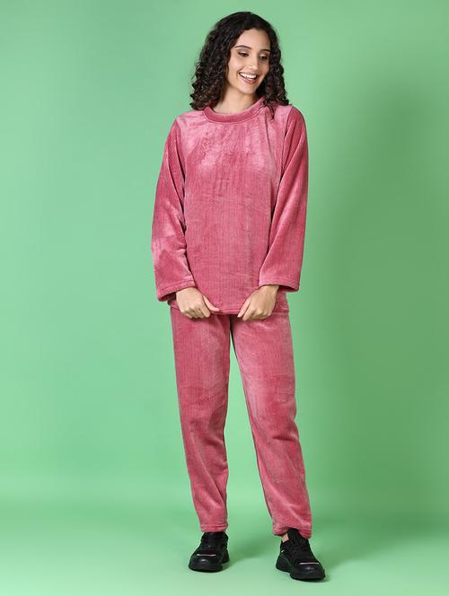 women solid nightwear pyjamaset - 21863064 - Very Small Image - 1