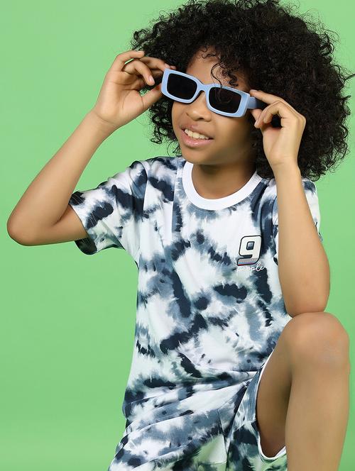boys printed short sleeves co-ord set - 21864598 - Very Small Image - 1