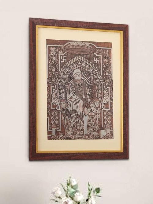 shraddha saburi sai baba painting - 21866065 - Very Small Image - 1