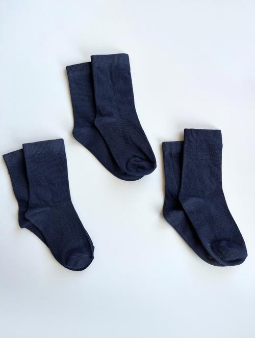 kids pack of 3 solid ankle length sock - 21866534 - Very Small Image - 1