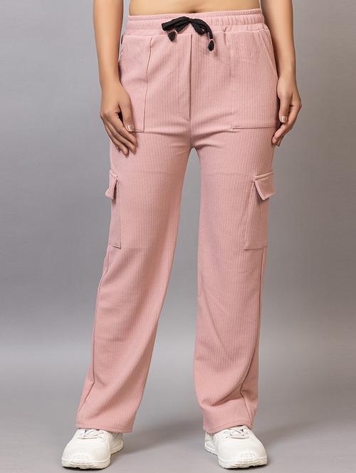 women solid mid rise regular fit cargo - 21869873 - Very Small Image - 1