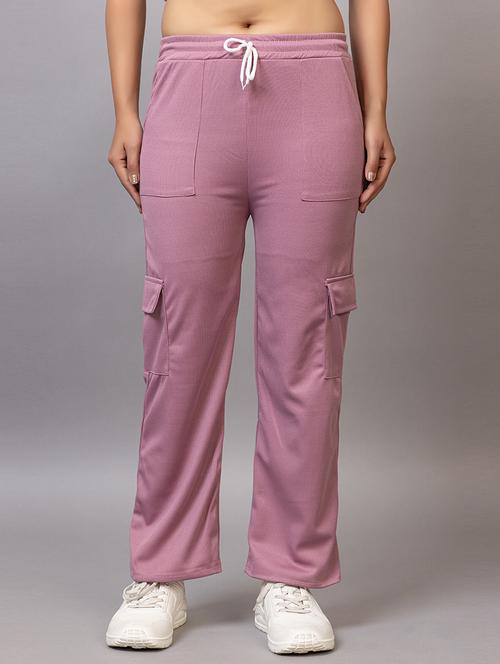 women solid mid rise regular fit cargo - 21869875 - Very Small Image - 1