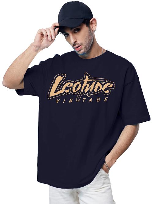 men chest print short sleeve oversized t-shirt - 21870869 - Very Small Image - 1