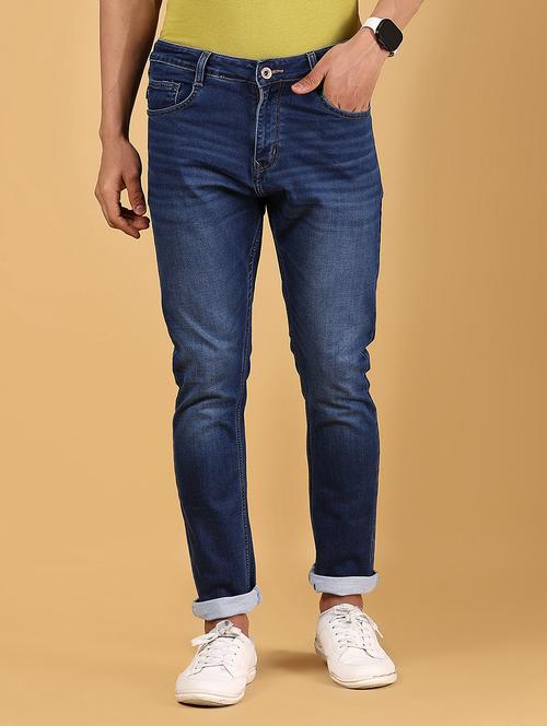men solid mid rise slim fit jean - 21872635 - Very Small Image - 1