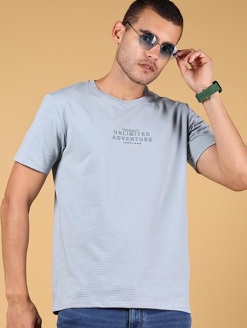 men chest print short sleeve regular fit t-shirt - 21872772 - Very Small Image - 1