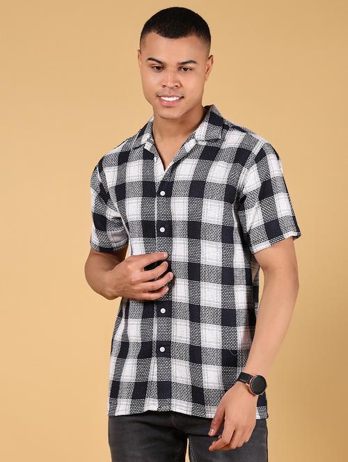 men checkered long sleeve regular fit casual shirt - 21873074 - Very Small Image - 1