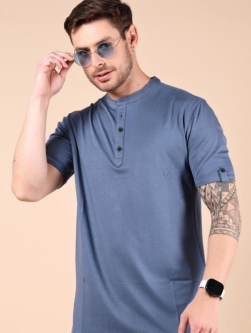 men solid short sleeve regular fit t-shirt - 21873548 - Very Small Image - 1