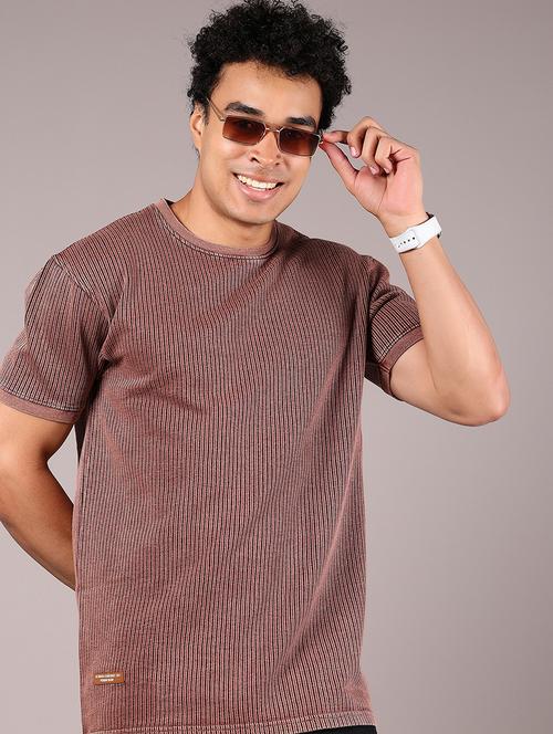 men self design short sleeve regular fit t-shirt - 21873631 - Very Small Image - 1