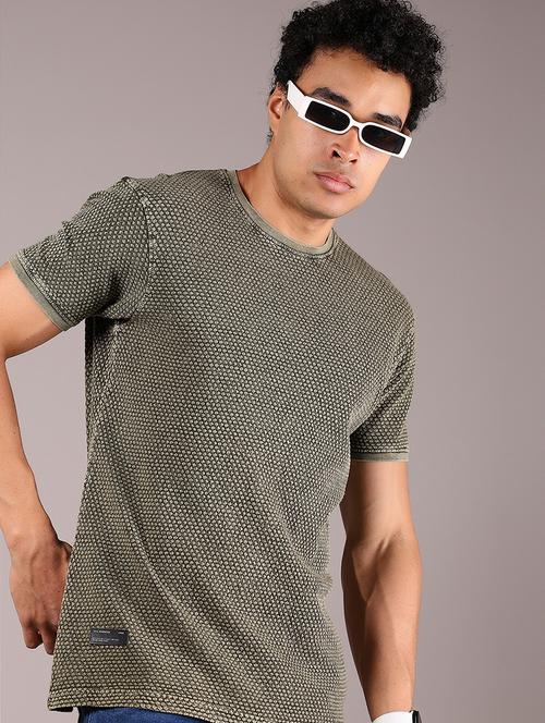 men self design short sleeve regular fit t-shirt - 21873632 - Very Small Image - 1