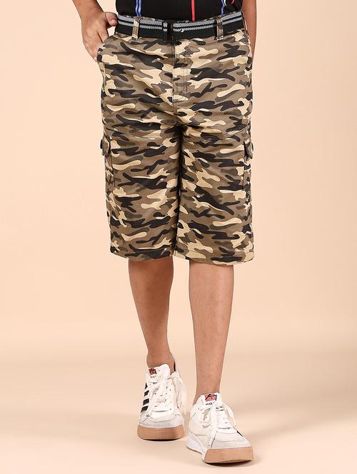 boys camouflage print mid rise three fourth - 21873761 - Very Small Image - 1