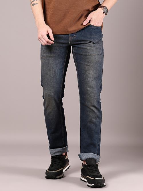 men solid mid rise slim fit jean - 21873974 - Very Small Image - 1