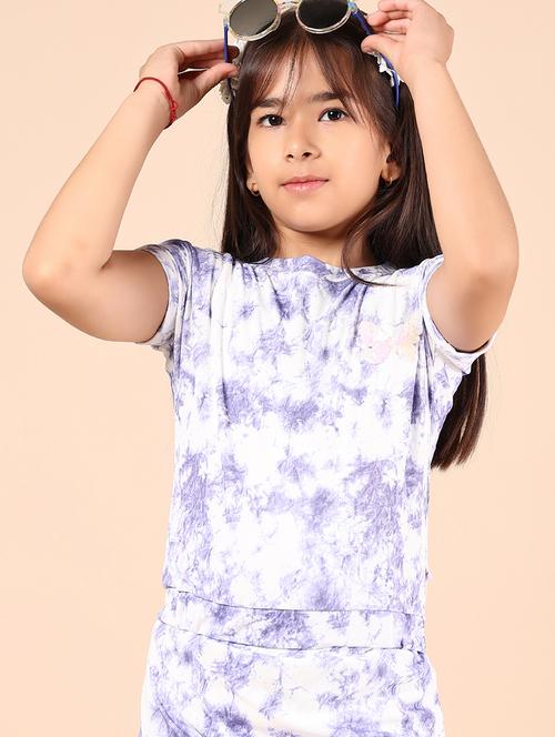 girls printed skirt & top co-ord set - 21874211 - Very Small Image - 1